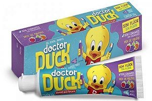 Gel Dental Doctor Duck sem Fluor Mix de Frutas 50g