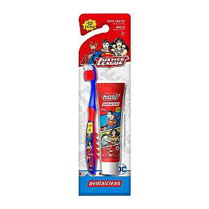 Escova Dental Liga da Justiça + Gel Dental 50g