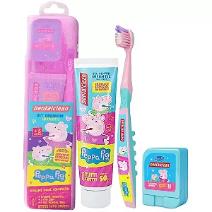 Estojo para Viagem Peppa Pig com Creme Dental 50G