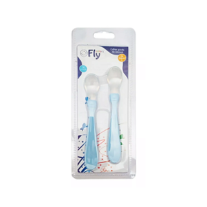 Colher Infantil com Ponta de Silicone Fly