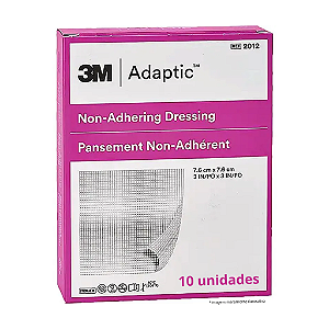 Curativo Adaptic 7,6cm X 7,6cm -- Kit 10 Unidades Ref 2012