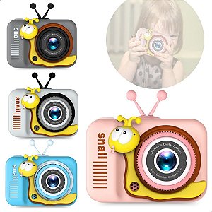 Camera Digital Infantil Fotos Voz Com Capa Anti Queda Jogos