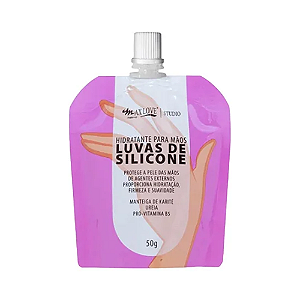 Creme Hidratante para Mãos Luvas de Silicone - Max Love