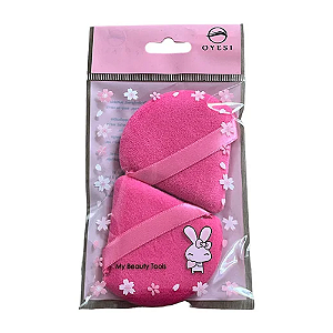 Duo de Esponjas Leque de Veludo - Beauty Tools