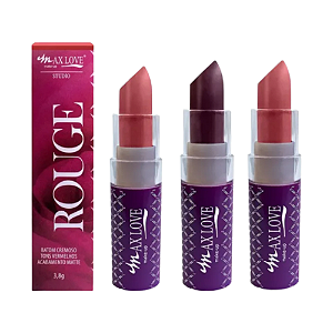 Batom em Bala Rouge - Max Love