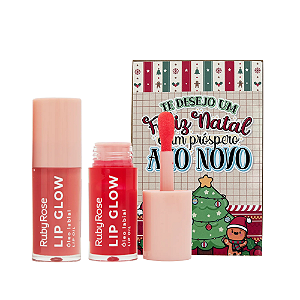 Kit Presente de Natal Lip Glow Ruby Rose