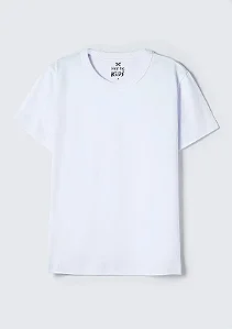 Camiseta Branca Básica - brinde