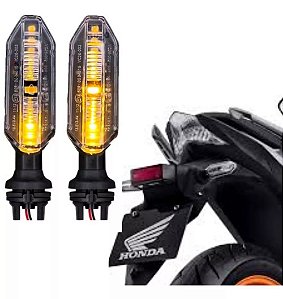 PAR PISCA LED SEQUENCIAL TWISTER/TITAN/FAN/CB/XRE/BROS UNIVE