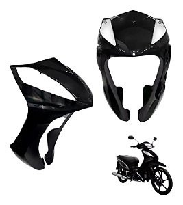 Carenagem Frontal (PRETA) Shineray Jet 50 2012 a 2019