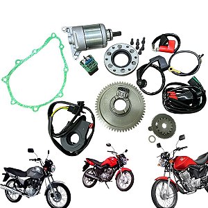 Kit Partida Elétrica Titan 150 04/08 Fan 125 09/15