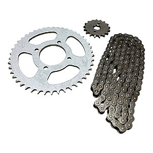 Kit Relação Transmissão Shineray Jef 150 2024 (126L*17D*46D)