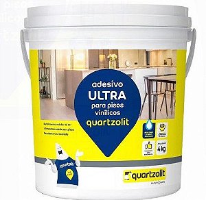 Cola Para Piso Viníico Quartzolit Ultra 4kg