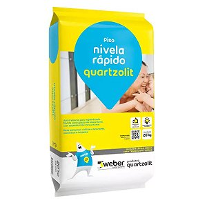 Massa Nivela Rápido Quartzolit 20 Kg