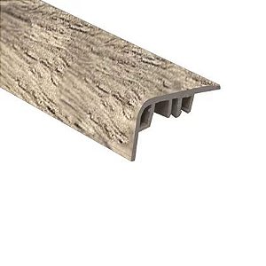 Perfil Frontal De Escada  Tecno Eucafloor Cor Nº23 (Barra 2,40 Metros)