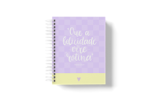 Planner 2025: Que a felicidade vire rotina lílas