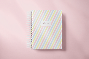 Planner Permanente: Listras coloridas