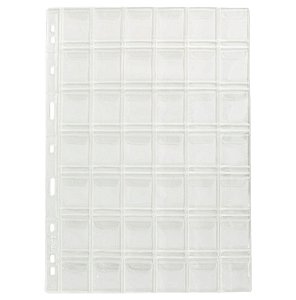 Kit 10 Folhas para Moedas 28x21 PCCB 42 Bolsos