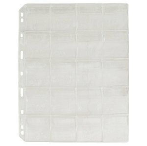 Kit 10 Folhas para Moedas 28x21,5 PCCB 20 Bolsos Sem Abas