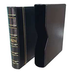 Álbum 3BZN Pequeno Preto para Cédulas e Moedas