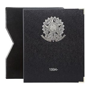 Álbum Moedas de Luxo nº 4 Preto - República Plano Real 1994 - 2023