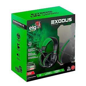 Headset Gamer Exodus P2/P3 Multi Plataforma | Verde | HGEX2