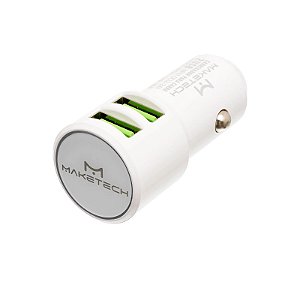 Carregador Veicular com cabo Iphone-Lightning/2 saídas USB