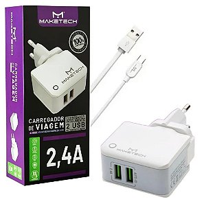 Carregador de Celular com cabo micro USB