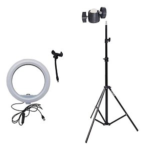Ring Light 12 Polegadas com Tripé
