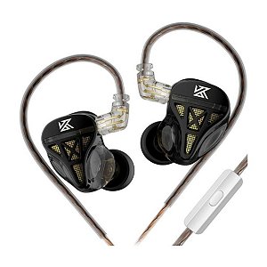 FONE DE OUVIDO KZ DQS PRETO