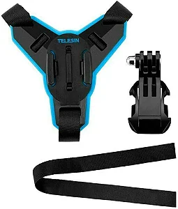 suporte de Capacete Para GoPro ou Câmeras Similares TELESIN GP-HBM-MT7