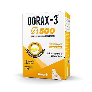 OGRAX-3 500MG 30 CAPSULAS
