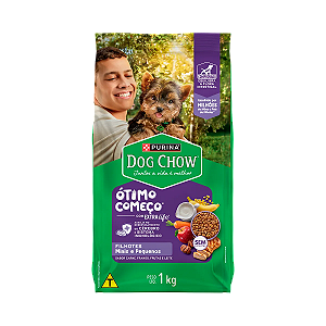 Dog Chow Filhotes Raças Pequenas 15kg - Carne, Frango e Arroz