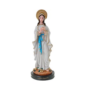 Imagem Nossa Senhora de Lourdes em Resina - 22cm