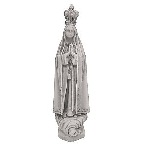 Imagem de Nossa Senhora de Fátima de pó Mármore 25cm
