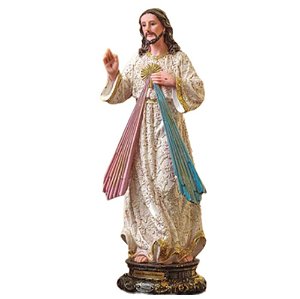 Imagem de Jesus Misericordioso Resina Nacional 30 cm ALTURA