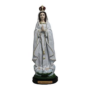Imagem Nossa Senhora de Fátima de Resina 30 cm grande santa