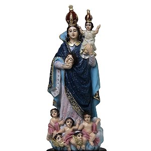 Imagem Nossa Senhora da Cabeça Resina 21 cm sabedoria