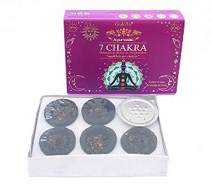 INCENSO DEFUMADOR Hindu COPO GOLOKA RESINA 7 CHAKRA ORIGINAL