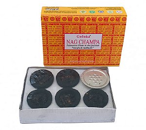 INCENSO DEFUMADOR Hindu COPO GOLOKA RESINA NAG CHAMPA ORIGIN