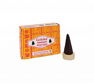 INCENSO DEFUMADOR GOLOKA CONE AROMÁTICO NAGCHAMPA ORIGINAL