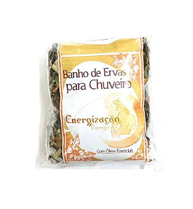 Banho de Ervas Chuveiro Energização Guiné Sal Manjericão