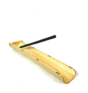 INCENSARIO Porta Incenso Canaleta em Bambu NATURAL 24 cm