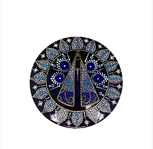 mandala Enfeite de Parede Nossa Senhora Aparecida Olho Grego