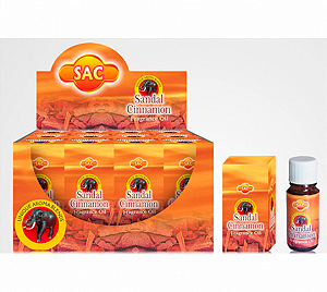 ESSÊNCIA INDIANA P/ RECHO 10ML SANDALO CANELA AROMATERAPIA