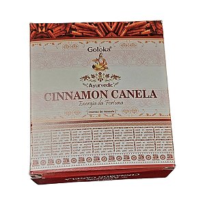 INCENSO MASSALA INDIANO canela 10 CONE CASCATA goloka origin