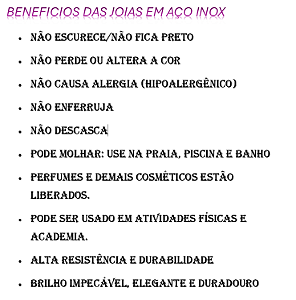 CORRENTE AÇO INOX CRUZ CRUCIFIXO SANTO SANTA 56CM