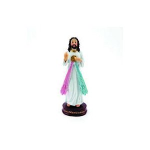 Imagem de Jesus Misericordioso Resina 15 cm ALTURA