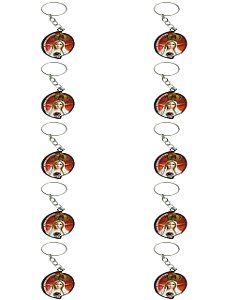 kit combo 10 Chaveiro santa Nossa Senhora de Fátima atacado