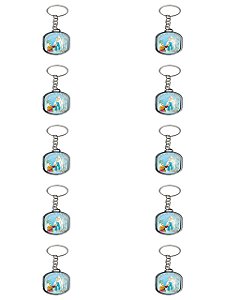 KIT COMBO 10 Chaveiro santa Nossa Senhora de Lourdes COLORID