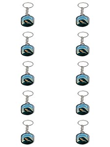 KIT COMBO 10 Chaveiro santa Nossa Senhora das Dores PRATEADO